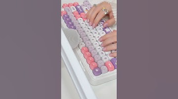 A typing sound test of the DAREU Z82 Theme mechanical keyboard