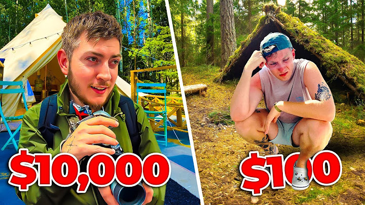 100 VS. 10.000 KČ PŘEŽITÍ V PŘÍRODĚ?!! (napadlo nás divoké prase...)