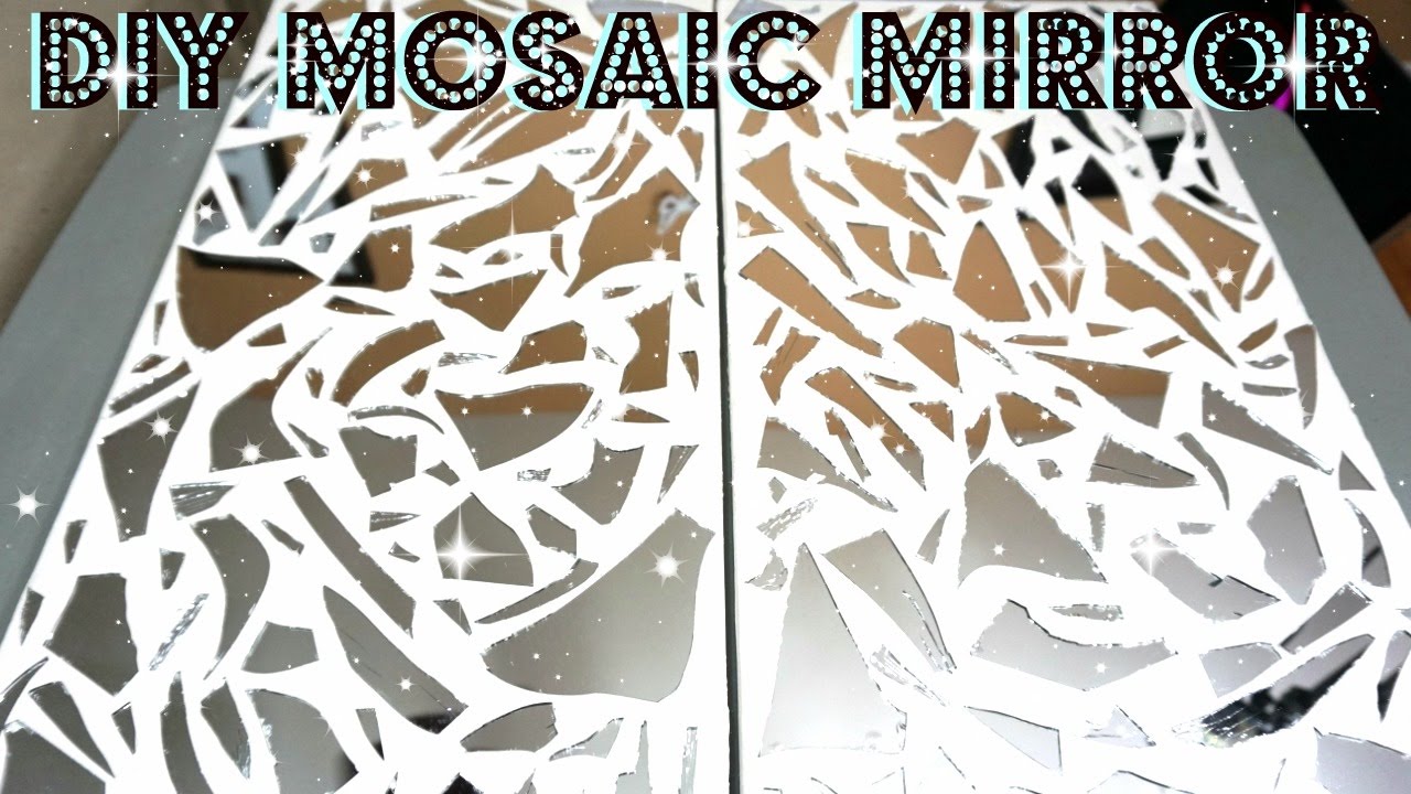 Diy Mirror Mosaic Wall Art Petalisbless Youtube