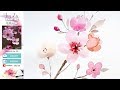 Cherry Blossom Flower Painting with Watercolors - Spring