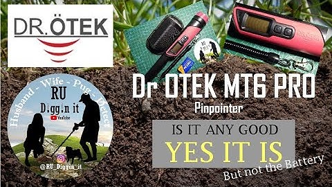 Is de MT6 Pro goed? Ja, dat is hij. - Dr. Otek - MT6 Pro - Pinpointer - Echte metaaldetectie - Ge...