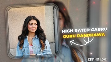 High Rated Gabru 🥰 Guru Randhawa | Ae inspired AlightMotion Edit I Free Preset | ‎@Am.JackOfficial