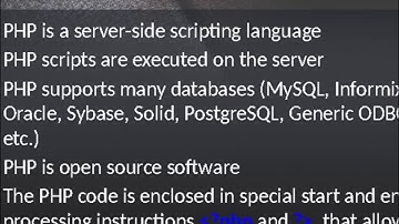 PHP classes In Pune | PHP Training Programme In Pune | 3DOT Technologies