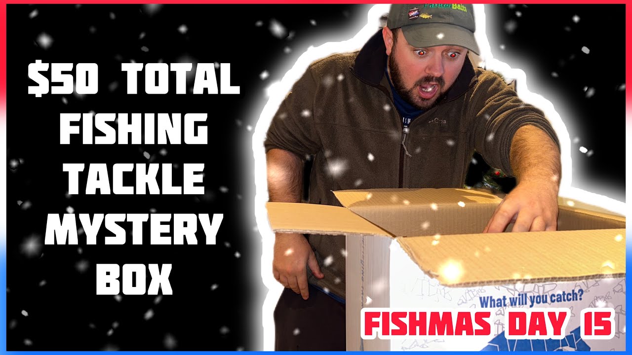 I Opened A Mystery Box Full Of Fishing Tackle for $50! Fishmas Day 15! 
