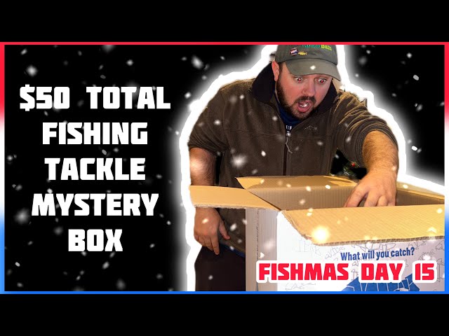 I Opened A Mystery Box Full Of Fishing Tackle for $50! Fishmas Day