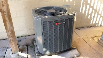 [Video from 2021] 2016 Trane XR14 heat pump running in cooling mode