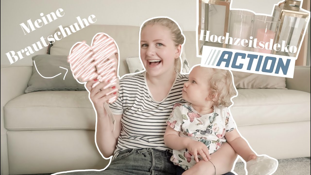 Hochzeitsdeko von Action | Meine Brautschuhe | Mamavlog