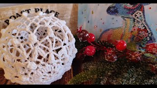 Новогодний ШАР крючком 2 ЧАСТЬ / Christmas BALL crochet