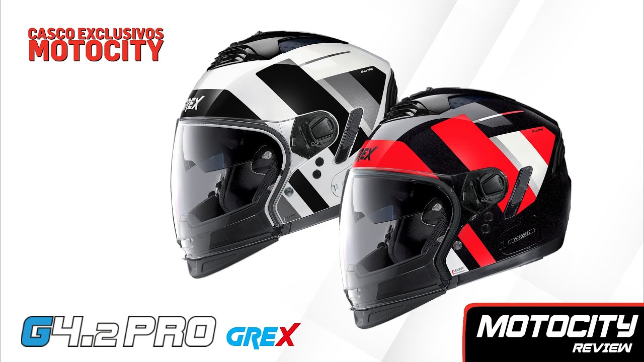El casco modular exclusivo de Motocity | Grex G4.2 Pro - YouTube