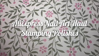 AliExpress Nail Art Haul 29|BornPretty Stamping Polishes w Swatches, Stamping Plates, +Silicone Mats
