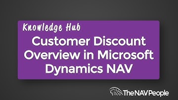 Customer Discount Overview