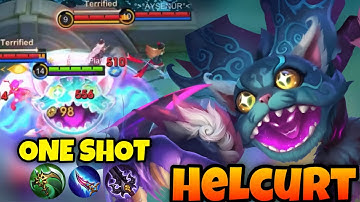 HELCURT ONE SHOT BUILD GAMEPLAY - MLBB