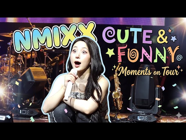 リリー NMIXX IDOUSTAGE ポップアップ lilym 中華 Lily's Viral 'Twinkle' Ad-lib and More Chaotic NMIXX Tour Moments