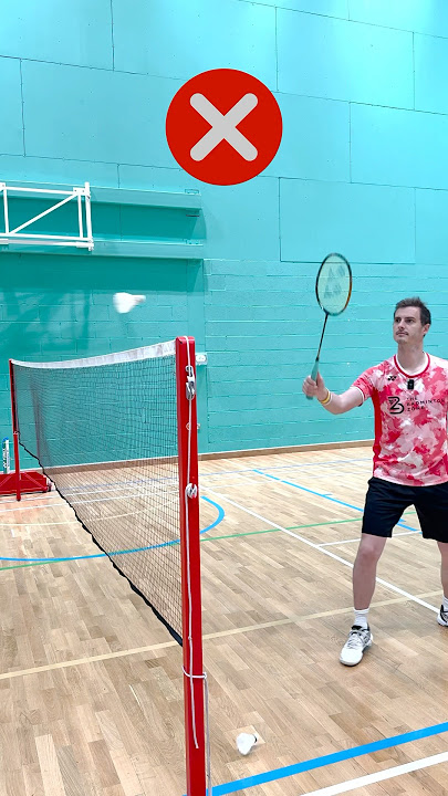 Badminton brush net kill