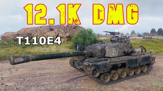 World of Tanks T110E4 - 7 Kills 12,1K Damage (1vs4)