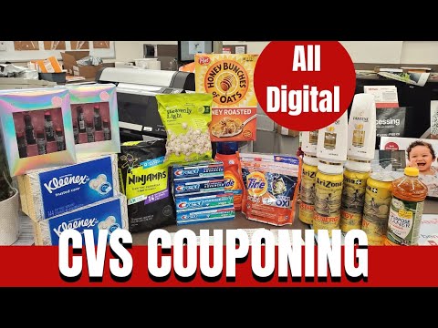 CVS COUPONING ALL DIGITAL COUPONS | ONE CUTE COUPONER - YouTube
