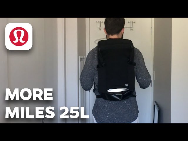 Lululemon More Miles L Backpack /Try On   YouTube