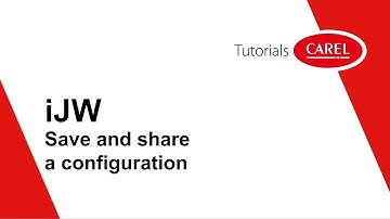 iJW Save and share a configuration