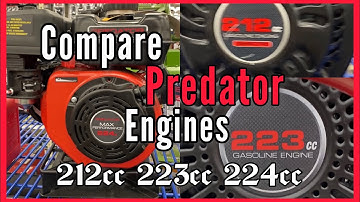 Predator 212cc vs 223cc vs 224cc Comparison