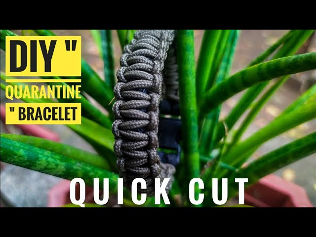 DIY Quarantine Bracelet (Nano Paracord) 