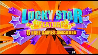 Lucky Stars Deluxe: Double Chance, Hearts on Fire and Blazin Hot.