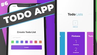 Swipeable Guesture Handlers // React Native & Firebase Todo App // Part #6