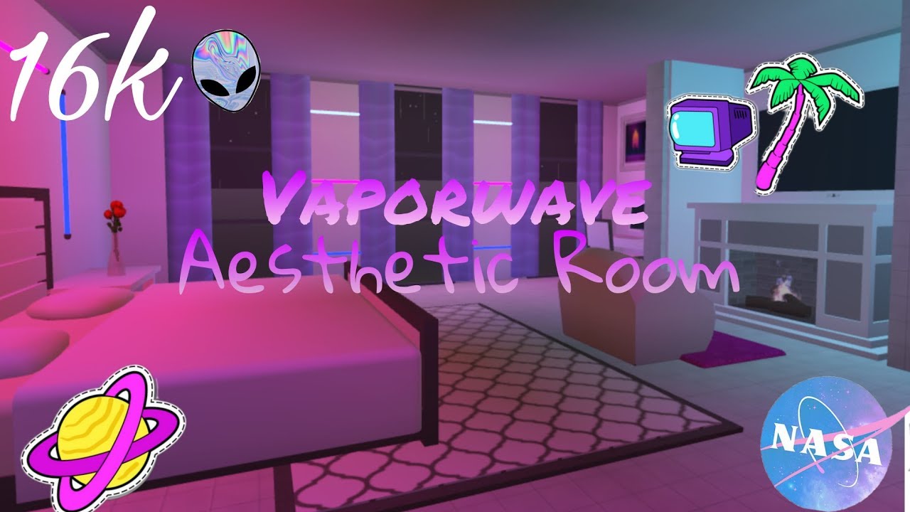 Roblox Welcome To Bloxburg Vaporwave Aesthetic Room Youtube - aesthetic vaporwave roblox