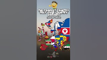 The poorest country your country borders #geography #mapping #mapper #history #shorts #europe