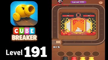 Cube Breaker level 191 hard level Guide Walkthrough Solution