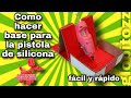 como hacer base para pistola de Silicon-tienda de regalos-manualidades faciles