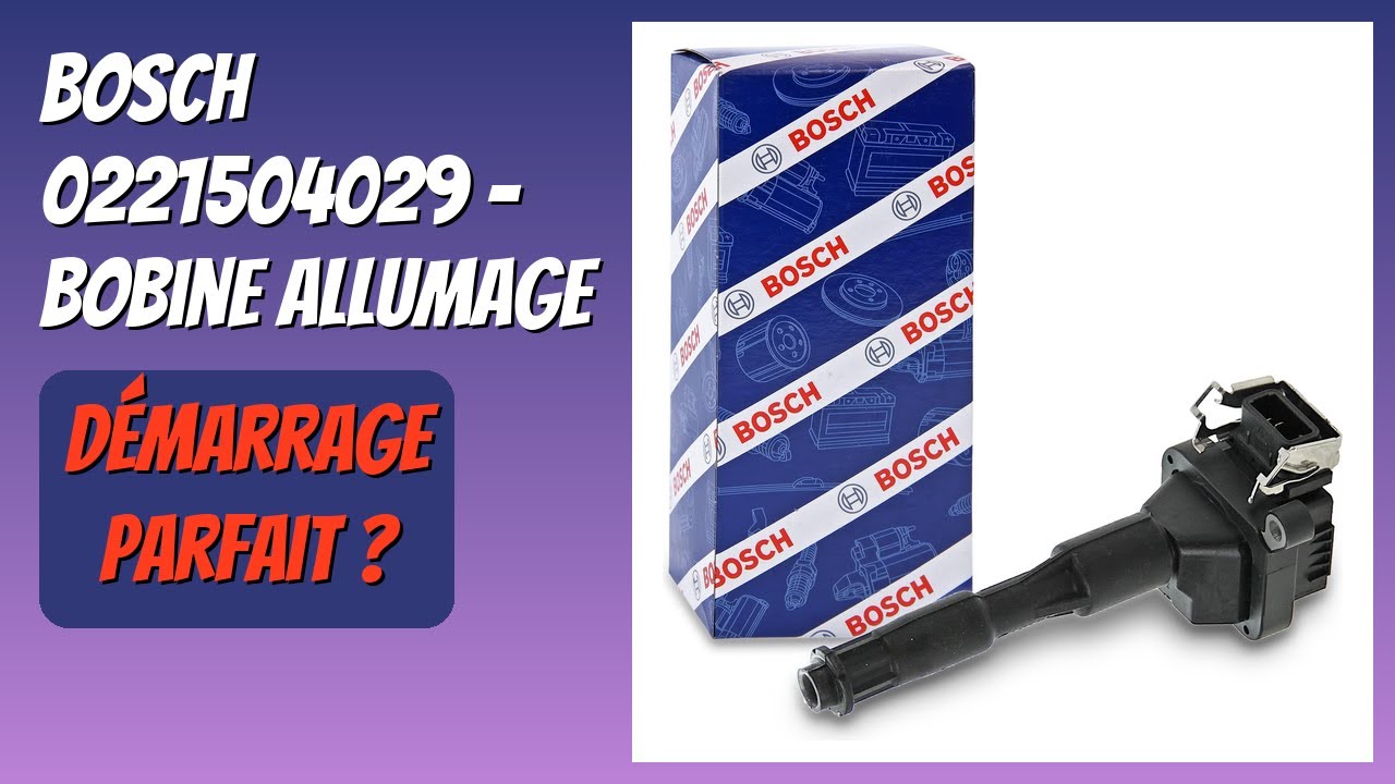 Bobine D'allumage Bosch 0221504026 - Haute Tension, Fiable, Pour Moteurs Essence - 5