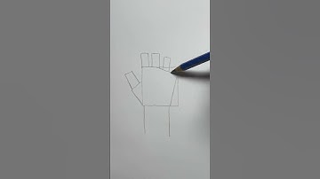 Easy Way to Draw a Hand! ✋