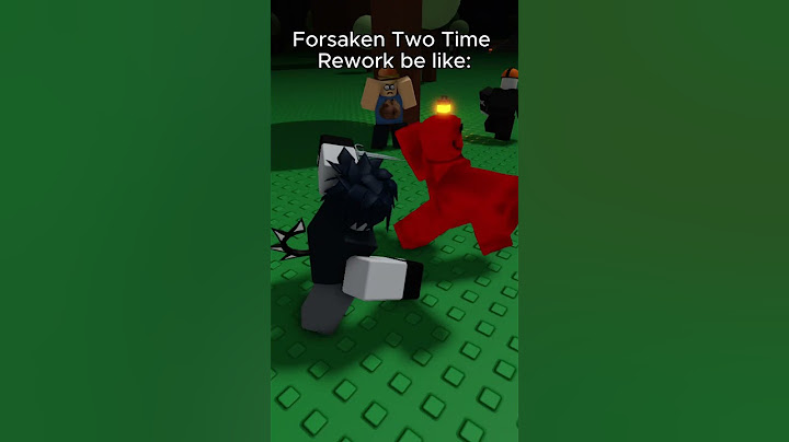 Forsaken Two Time Rework #roblox #robloxanimation