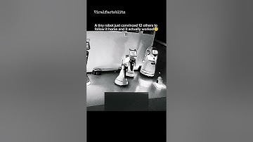 China’s smallest robot just pulled off the most hilarious | AI ‘kidnapping’ ever 🧐 #RobotAI #Erbai