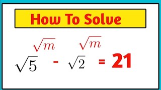 A nice exponential problem