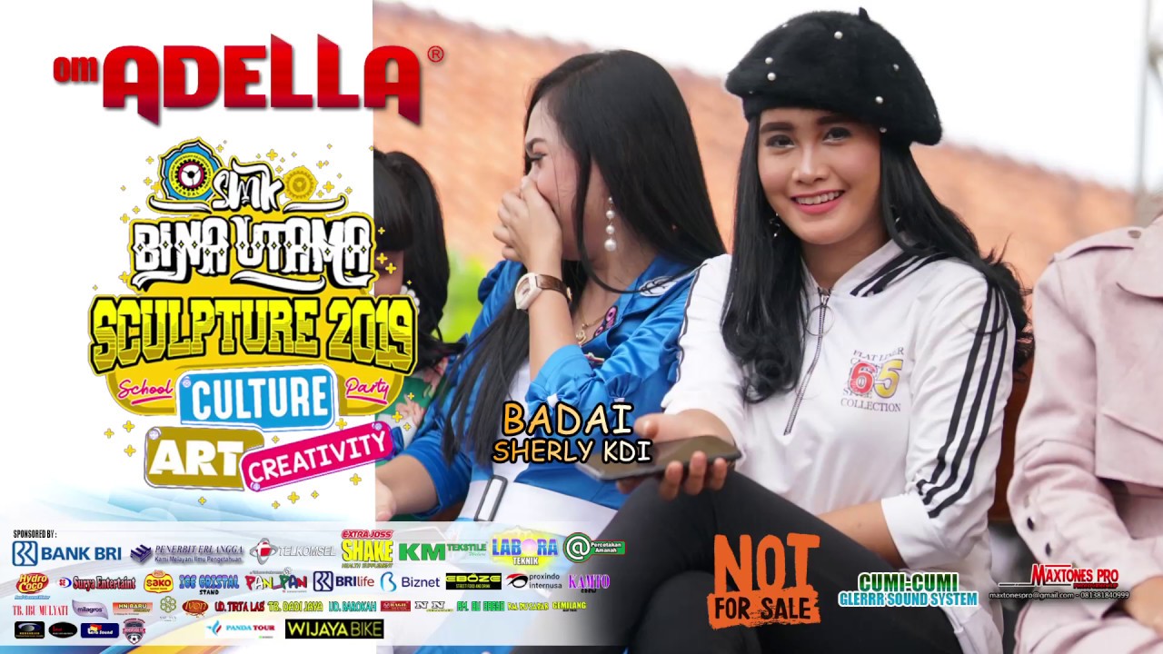 BADAI - SHERLY KDI- ADELLA LIVE SMK BINA UTAMA KENDAL 2019