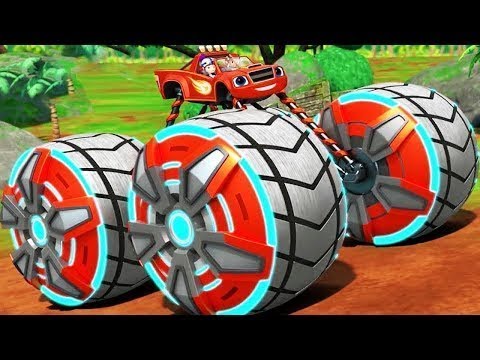 Вспыш и чудо машинки Мультик с машинками   Большая гонка Blaze and the monster machines 5 СЕРИЯ