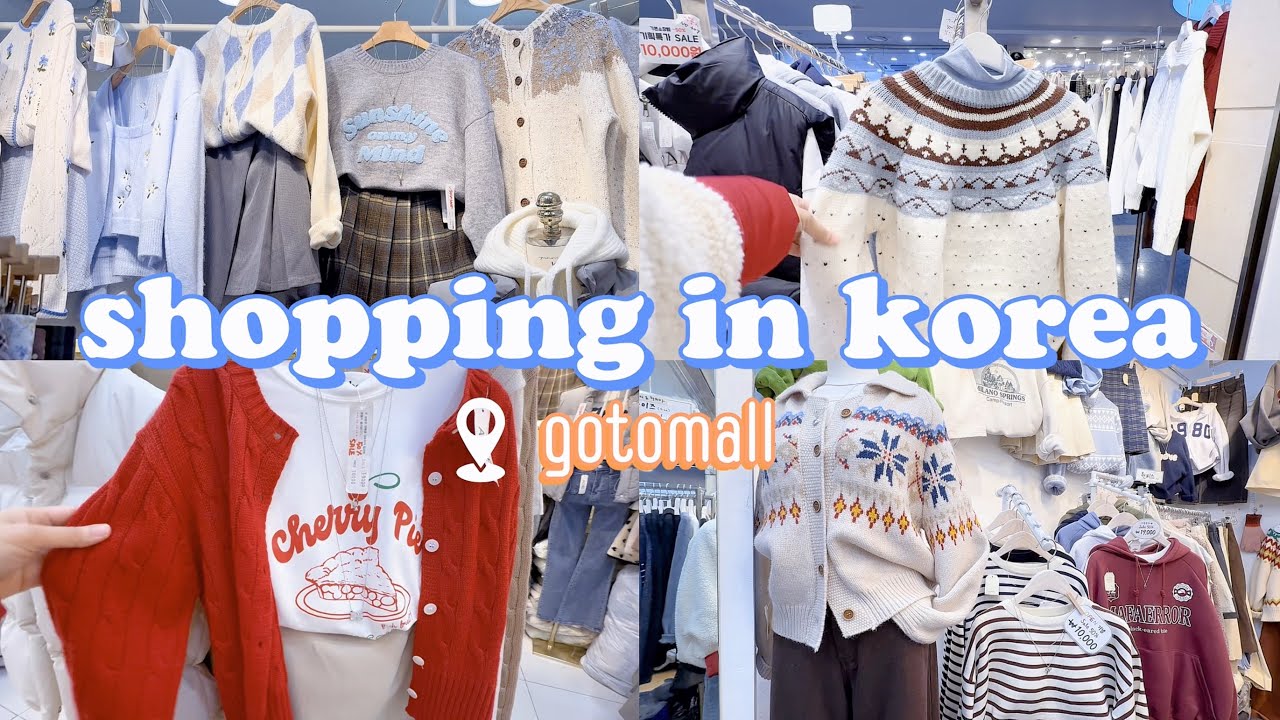 shopping in korea vlog 🇰🇷 gotomall winter fashion haul ❄️ underground shopping center 🛍️
