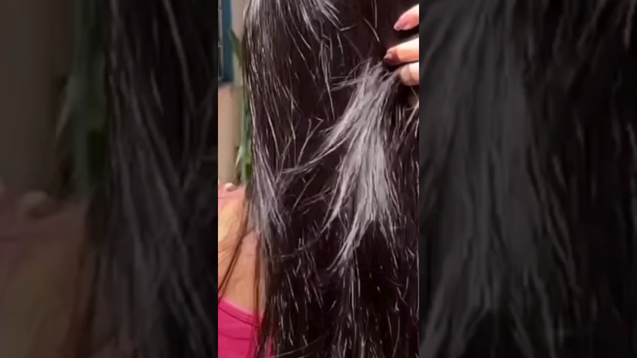 Uma receita caseira que vai alisar seus cabelos até as pontas #short #cabelo #alisantedechuveiro