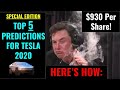 Tesla 2020 Top 5 Predictions (Special Edition) Model Y ? Here&#39;s How: