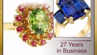 Sunburst Peridot with Garnet and Spinel accents ring - Designer Cocktail Ring - africagems.com