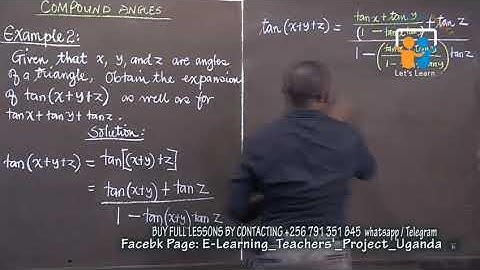 A-level pure math lesson E-learning project Uganda subscribe,view and like