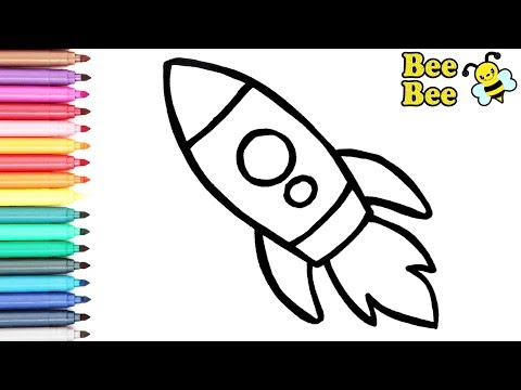 Видео: Как да нарисувате ракета