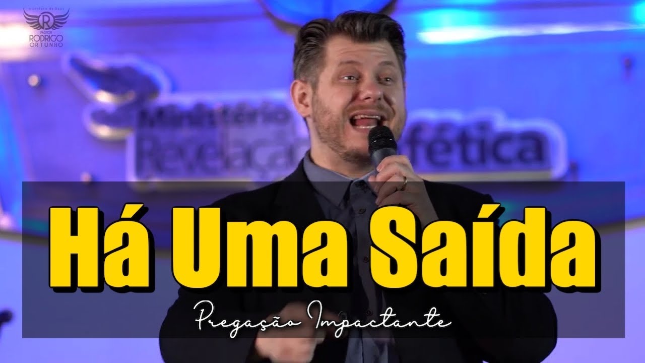 HÁ UMA SAÍDA, DEIXA DEUS FALAR COM VOCÊ ATRAVÉS DA PREGAÇÃO! FORTE! IMPACTANTE!