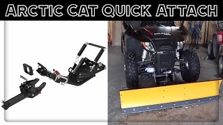 Arctic Cat  Wildcat Quick Attach Plow | Less Then 60 Seconds To Remove And Install!