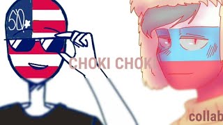 Can you feel it meme ☆RusAme collab with Horror Лиля☆ (russia x america, countryhumans)