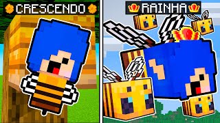 Evoluindo Como ABELHA no MINECRAFT!