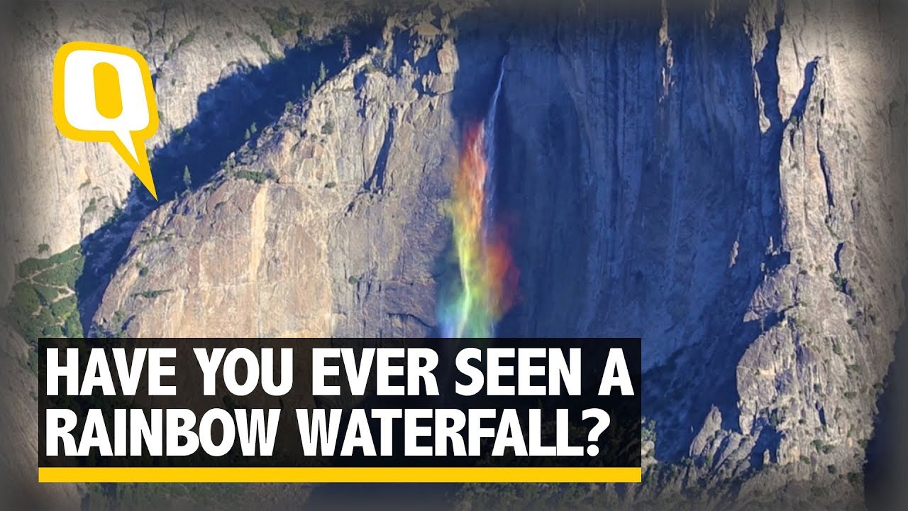 Yosemite Falls Turns Into A Giant Rainbow The Quint Youtube