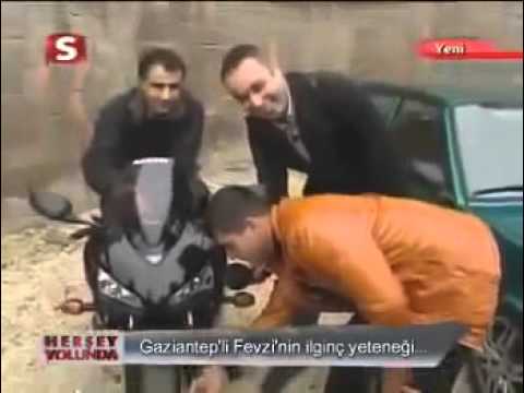 Gaziantepli Fevzi. Her türlü motor sesi çıkaran adam