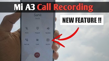 Mi A3 Call Recording Official Update Android 10 | June Update 2020 !!